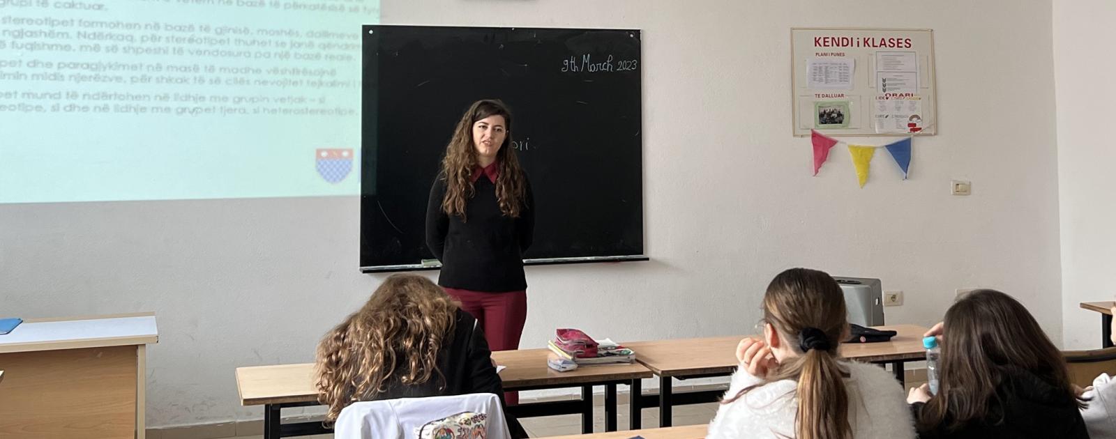 "Let's Denounce Violence!", Awareness Sessions at Public Schools in Shkodra 